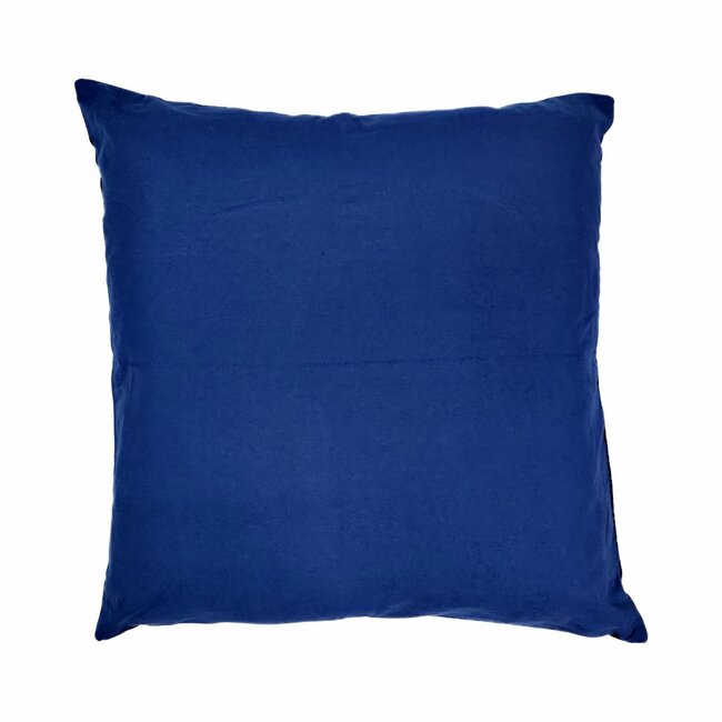 Linen & More Leopard kussen blauw 60x60cm