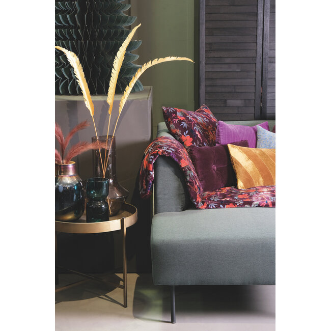 Linen & More Paradise kussen donker berry 60x60cm