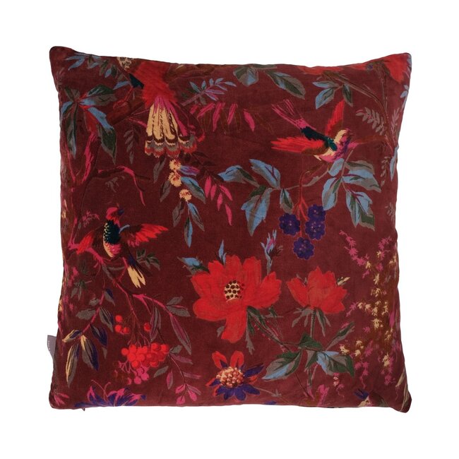 Linen & More Paradise kussen rood 60x60cm