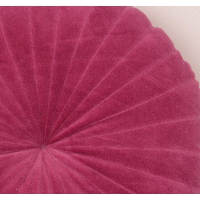 Linen & More Daisy kussen magenta dia40cm