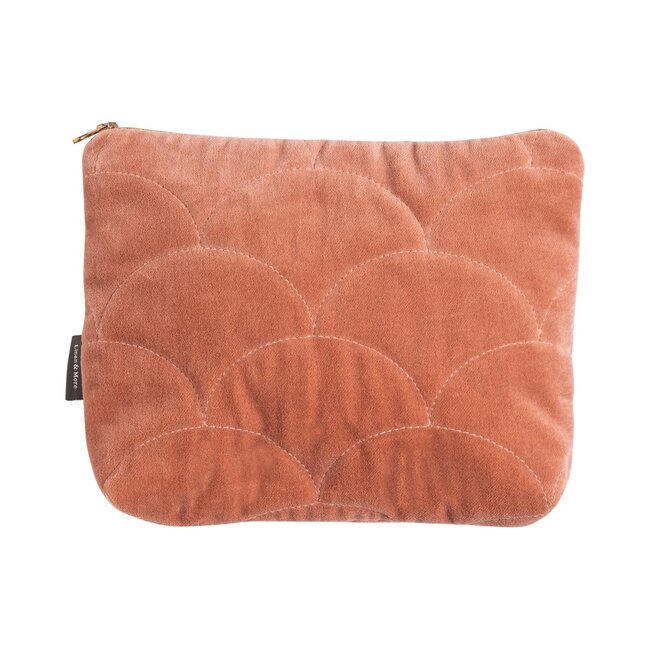 Linen & More Waves Kulturbeutel cameo roze 18x23cm