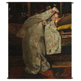 Linen & More Kimono Wandkleed fotoprint 120x140cm