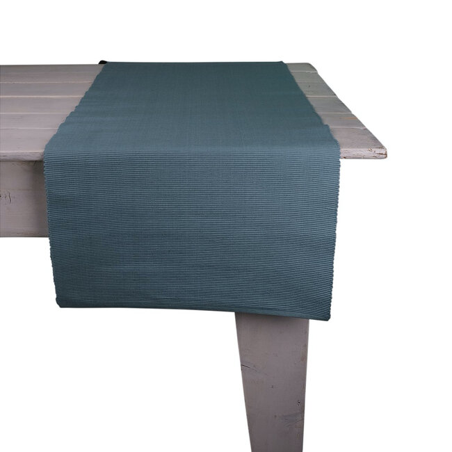 Linen & More Rib Uni Tafelloper canton 45x140cm