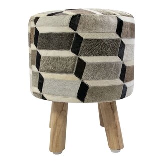 Mars & More Krukje Koe rond illusion multicolor 30x30x40cm (bos taurus taurus)