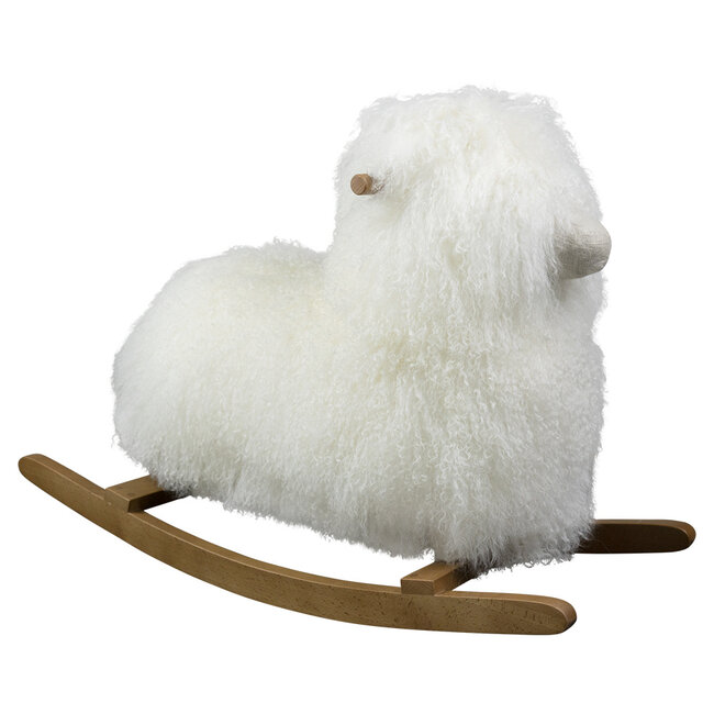 Mars & More hobbeldier schaap krulhaar wit 75cm (ovis aries)