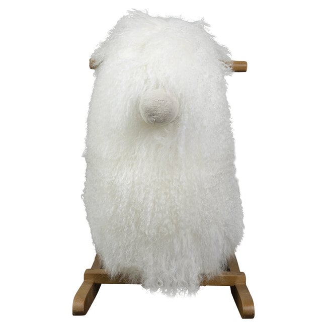 Mars & More hobbeldier schaap krulhaar wit 75cm (ovis aries)