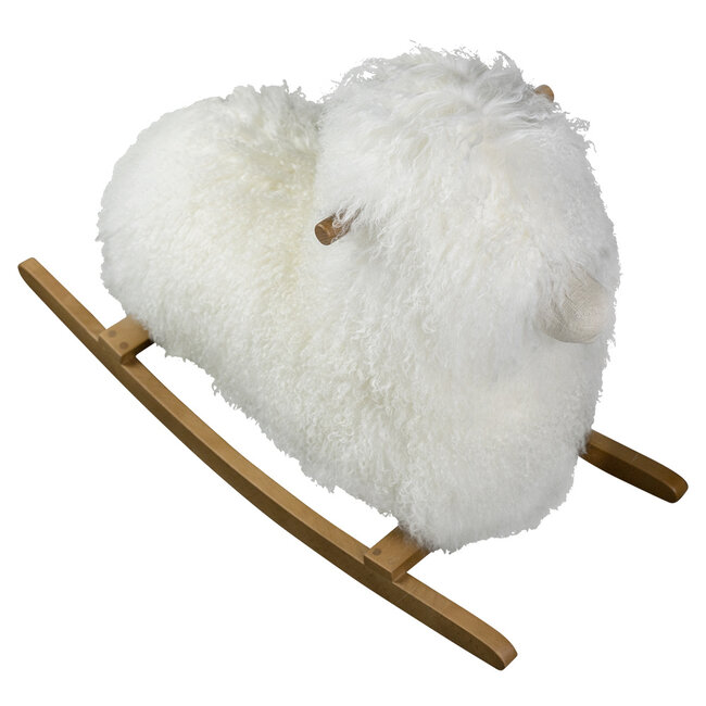 Mars & More hobbeldier schaap krulhaar wit 75cm (ovis aries)