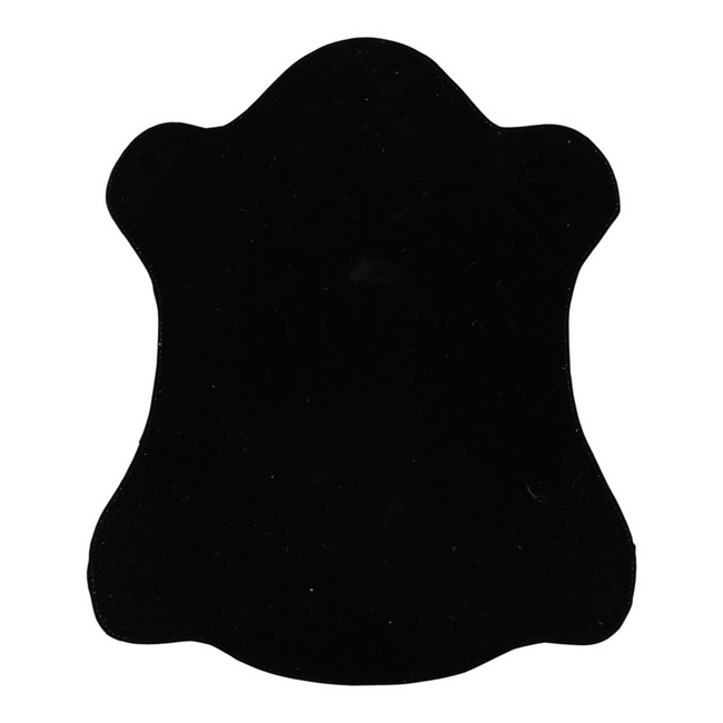 Mars & More koevorm placemat zwart/wit 30x48cm