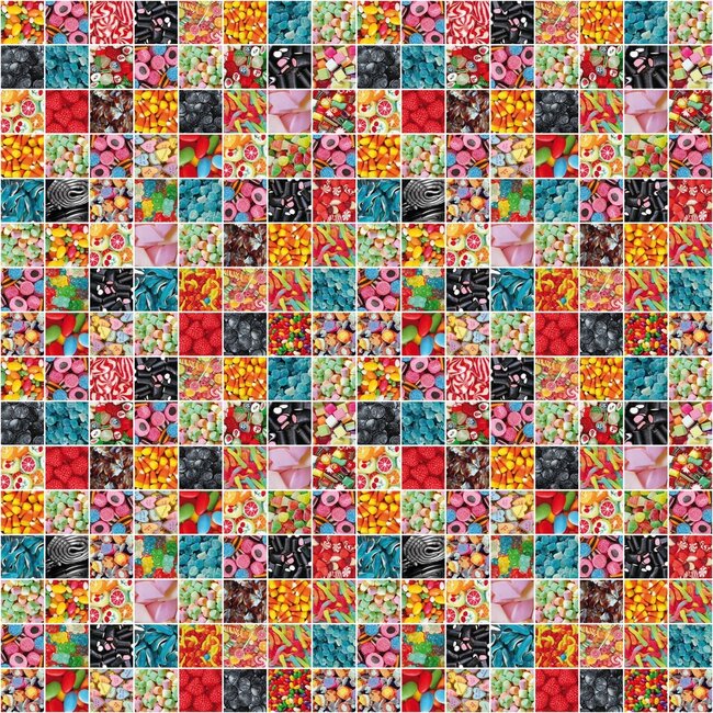 2Lif Candy Zelfklevende Folie Mini rol multi 45cmx2mtr