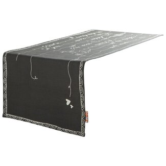 2Lif Britt Cozz Tafelloper donker groen 40x140cm