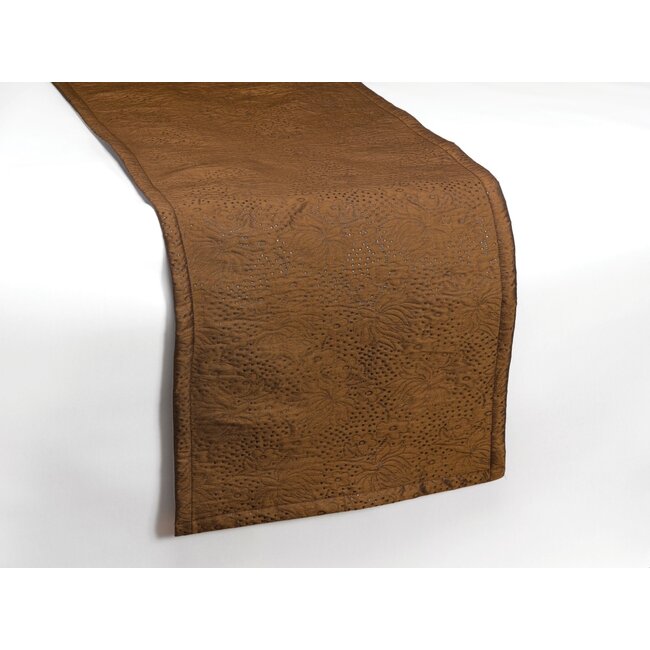 2Lif Elise Tafelloper bruin 42x220cm