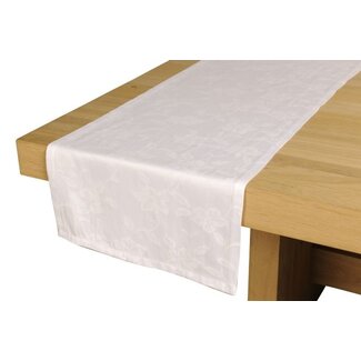 2Lif Milano Tafelloper wit 45x140cm