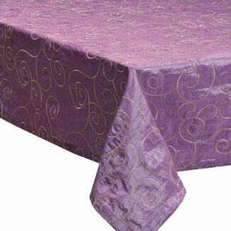 2Lif Florence Tafelkleed Textiel lila 142x220cm