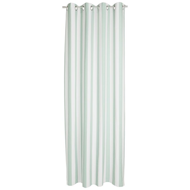 2Lif Mireille curtain mint green 140 cm x 260 cm 8 rings