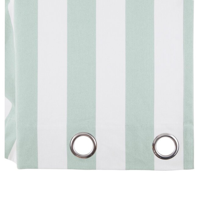 2Lif Mireille curtain mint green 140 cm x 260 cm 8 rings