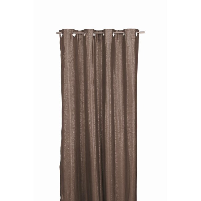 2Lif Sparkle gordijn taupe 140x260cm (8 rings)