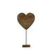 Mars & More staand hart mango hout h27 d12x12cm