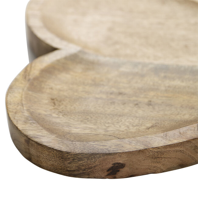 Mars & More Schaal Hart mango hout 25cm