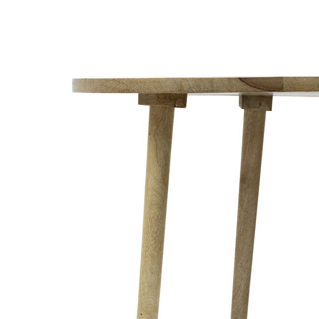 Mars & More tafel mango hout dia 40cm