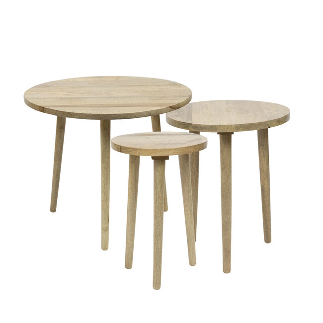 Mars & More tafel mango hout dia 40cm