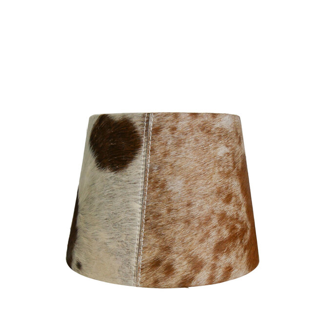 Mars & More lampenkap koe bruin/wit 20cm