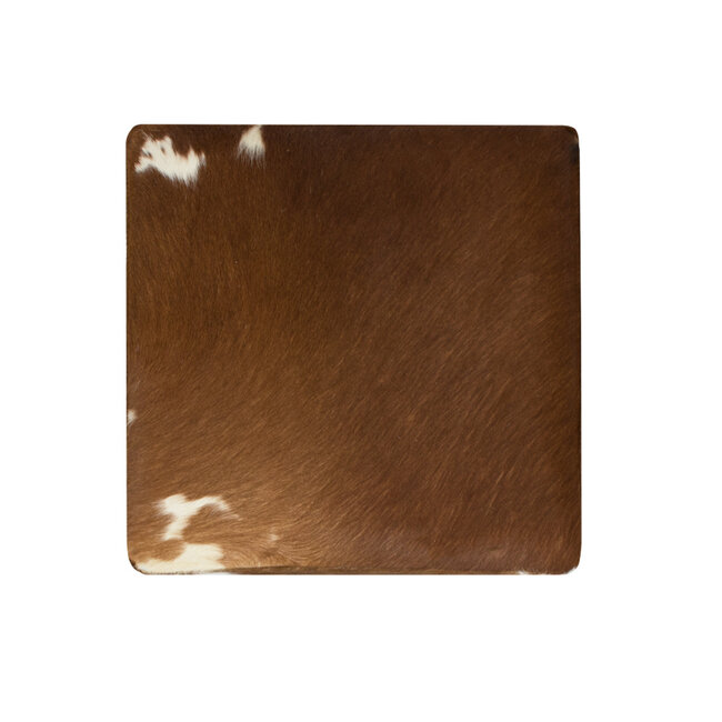 Mars & More kruk koe bruin wit vierkant 45cm