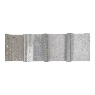 2Lif Decoratie tafelloper box grey 28x150cm 21 rolls