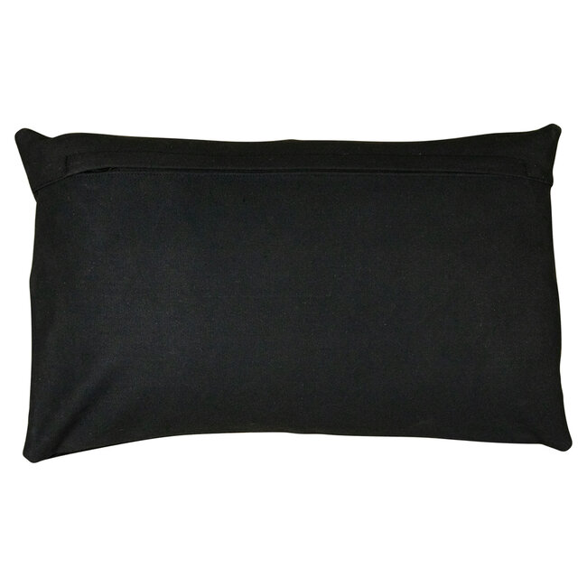 Mars & More half kussen koe zwart/wit 30x50cm