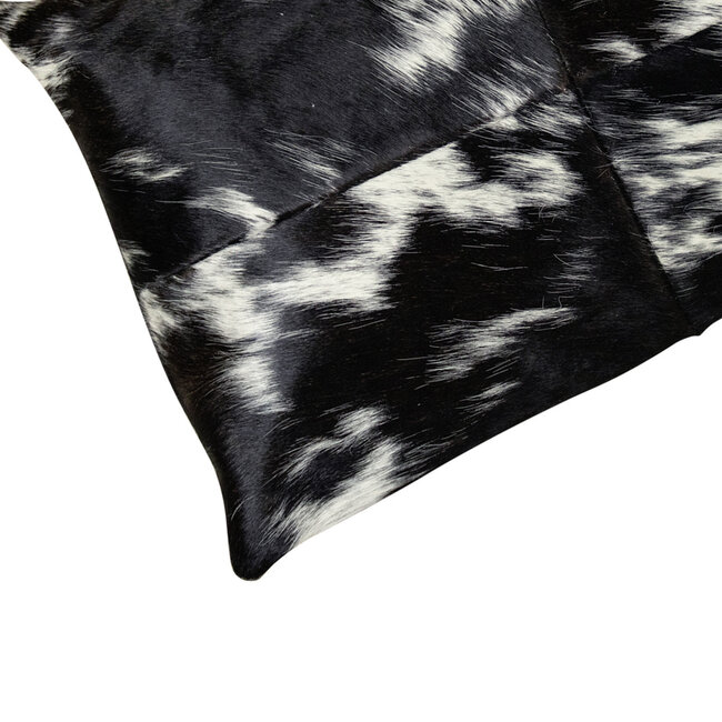 Mars & More half kussen koe zwart/wit 30x50cm