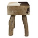 Mars & More kruk koe donker bruin vierkant 45cm