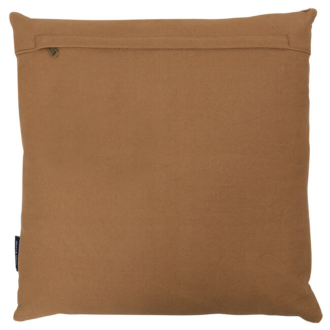 Mars & More kussen koe gewei grijs 45x45cm