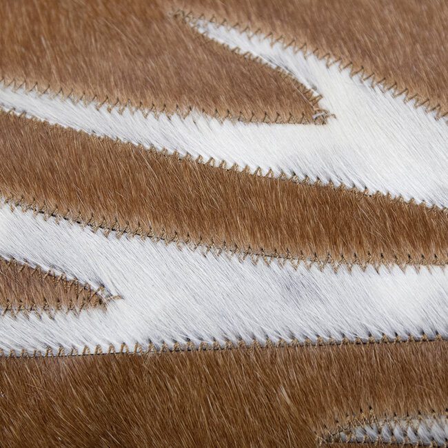 Mars & More kussen koe gewei grijs 45x45cm