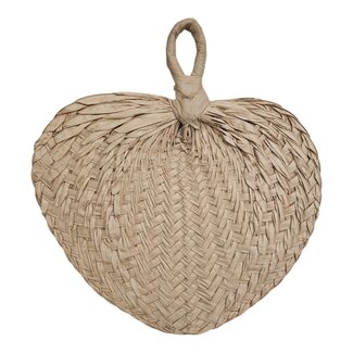 Bali-Dreams Bamboo Waaier naturel 33x32 cm