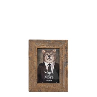 Mars & More fotolijst geprint hout natuur 10x15cm