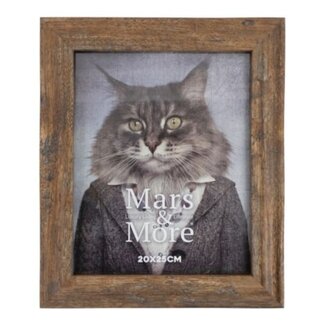 Mars & More fotolijst geprint hout natuur 20x25cm