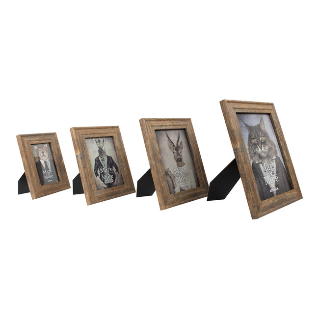 Mars & More fotolijst geprint hout natuur 20x25cm