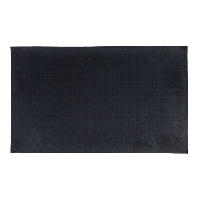 Dream-Living kokosmat strepen en vierkanten  zwart naturel 75 x 45 cm