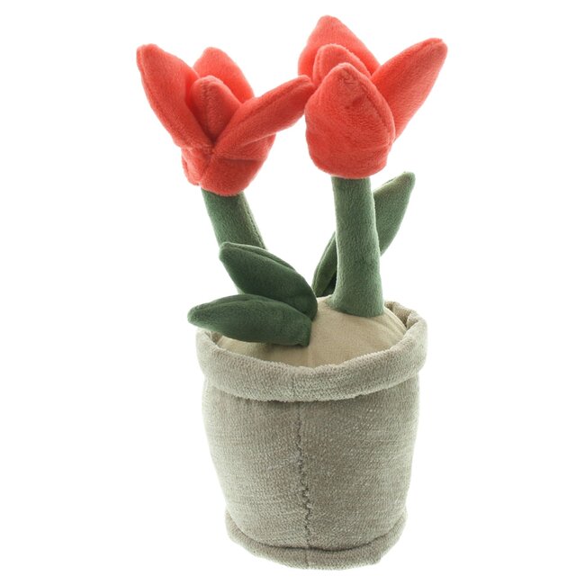 Dream-Living Deurstopper / raamstopper  tulpen in pot  20 x 8 cm 500gram