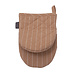 Linen & More Pinstripe Mini Ovenwant c. geel 14x20cm (set of 2)