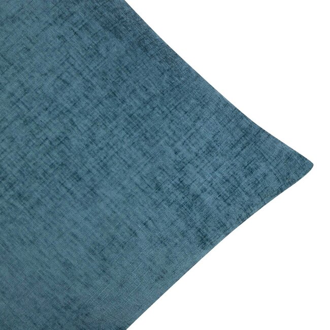 Linen & More Prince Velvet Melee kussen ijs blauw 45x45cm