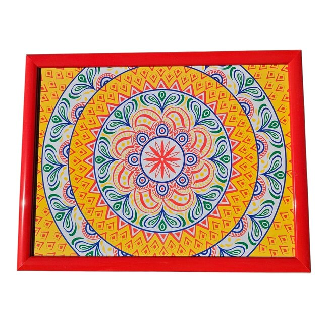 Lesser & Pavey Schootkussen Laptray - Toscane  rood 44 x 33 x 6 cm