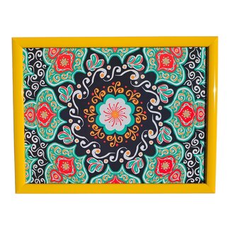 Lesser & Pavey Schootkussen Laptray - Toscane  geel 44 x 33 x 6 cm