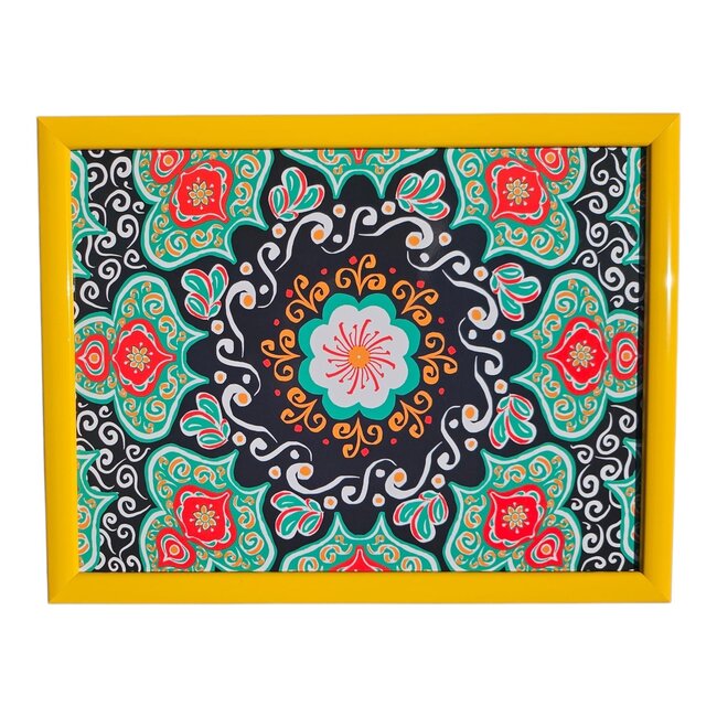 Lesser & Pavey Schootkussen Laptray - Toscane  geel 44 x 33 x 6 cm