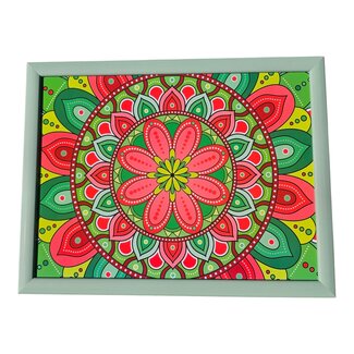 Lesser & Pavey Schootkussen Laptray - Toscane  blauw 44 x 33 x 6 cm