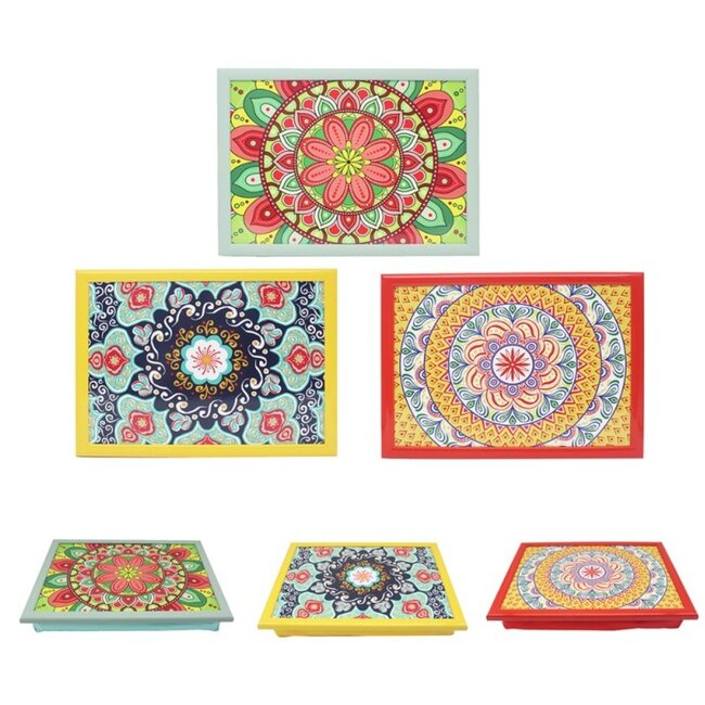 Lesser & Pavey Schootkussen Laptray - Toscane  rood 44 x 33 x 6 cm