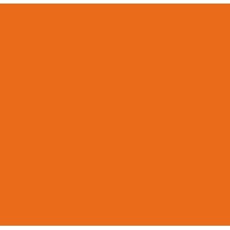 2Lif  fluorescerende  zelfklevende folie rol oranje 45cmx1,5mtr