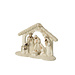 J-Line Geboortesteen Lichtbeige/Goud Groot