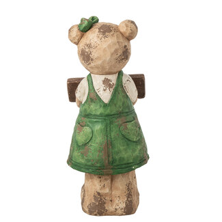 J-Line Bear Welcome Magnesium Groen/Bruin