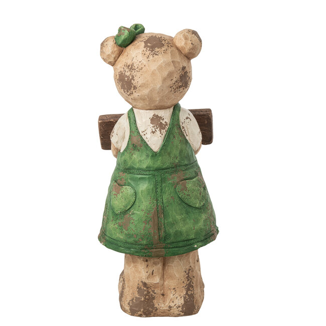 J-Line Bear Welcome Magnesium Groen/Bruin