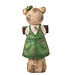 J-Line Bear Welcome Magnesium Groen/Bruin